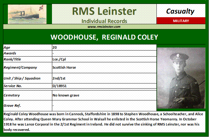 Reginald Coley Woodhouse